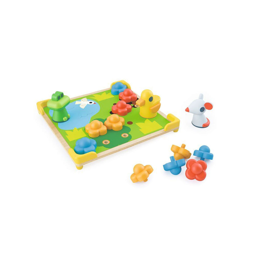 Djeco Wooden Mosaico Ducky & Co Kids Educational Game 2y+