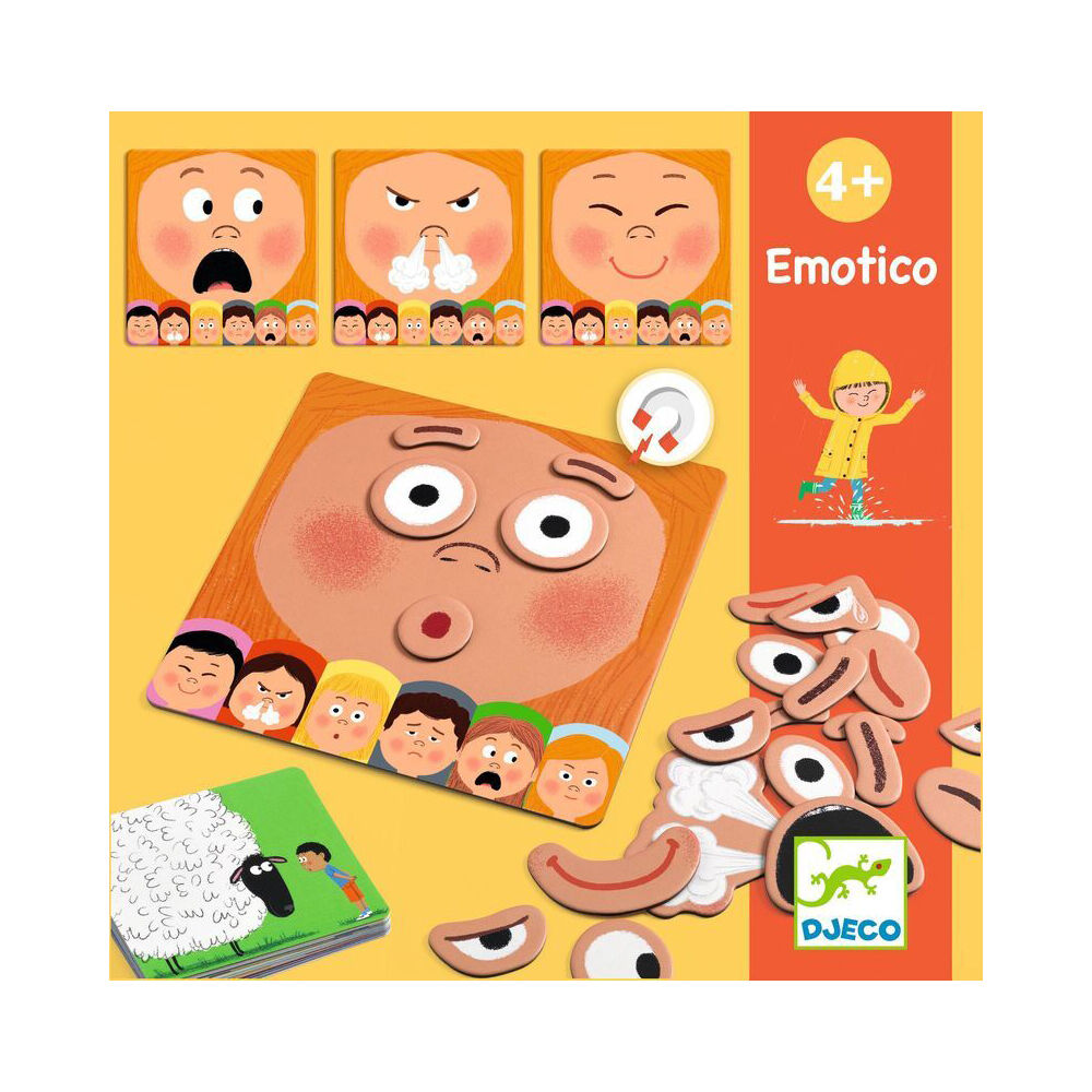 Djeco Emotion Magnetic Game Kids/Children Educational Play 4y+
