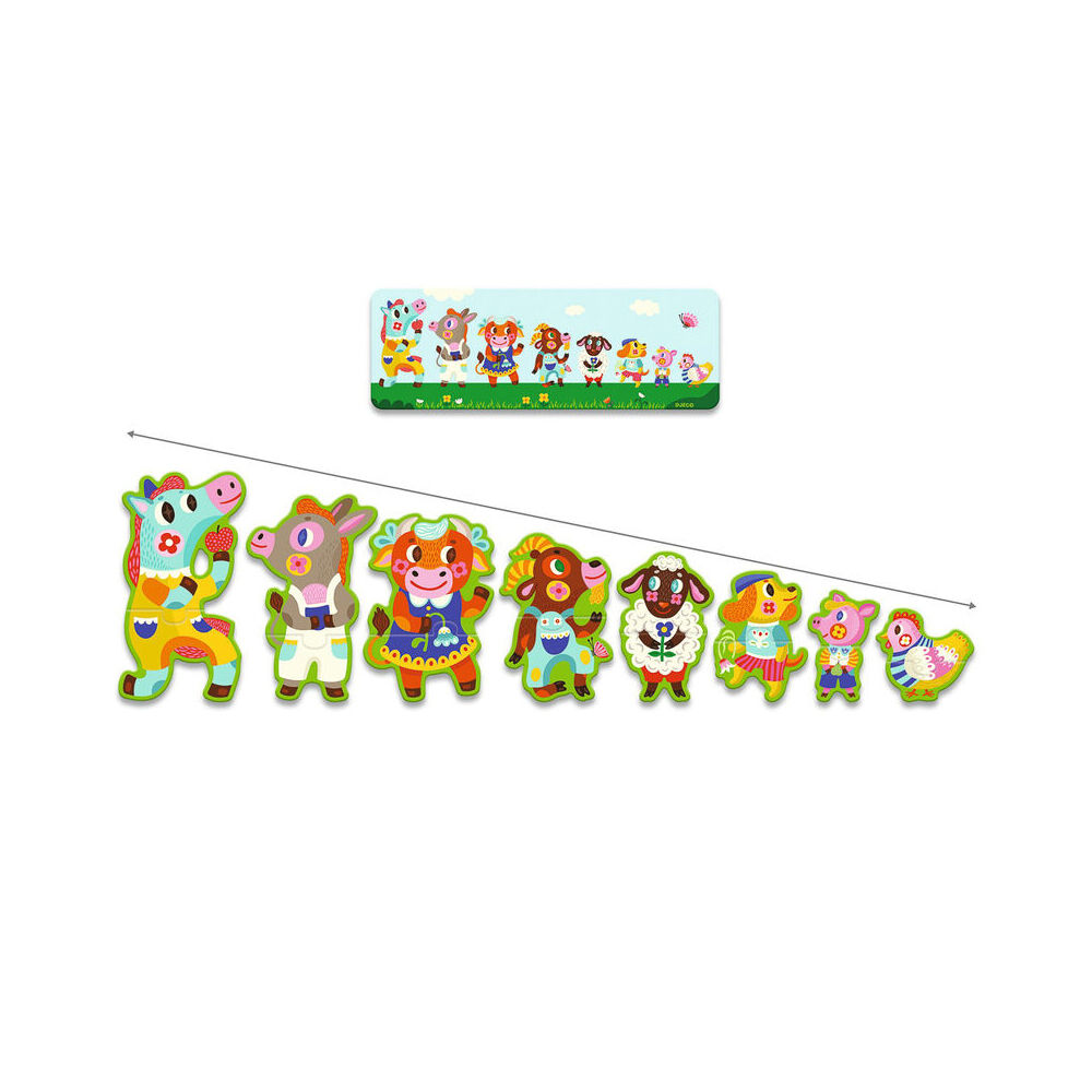 Djeco Big & Small Game on the Farm Kids Educational Play 3y+