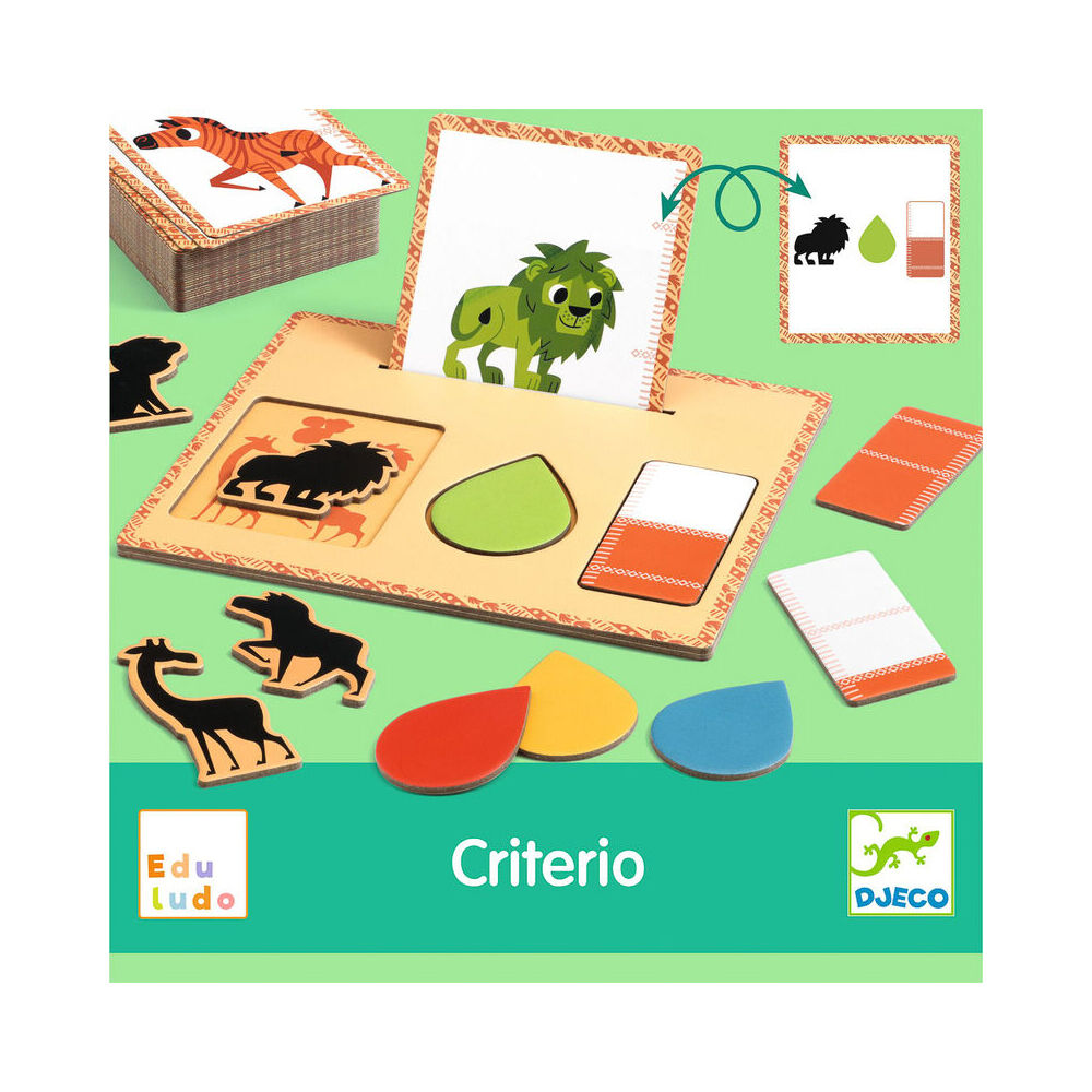 Djeco Criterio-Concept of Sorting Classifying & Arranging Kids Game 3y+