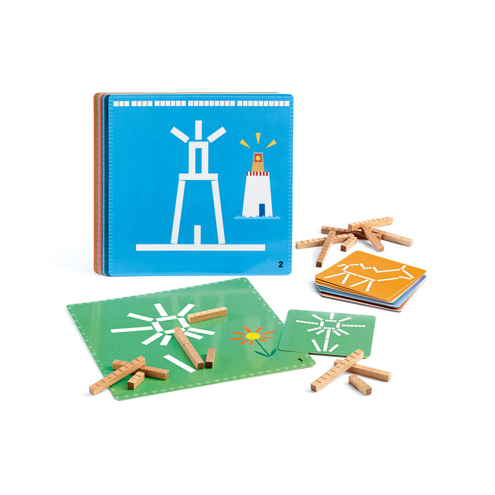 Djeco Eduludo Sticks Activity Kids Educational Game Play 5y+