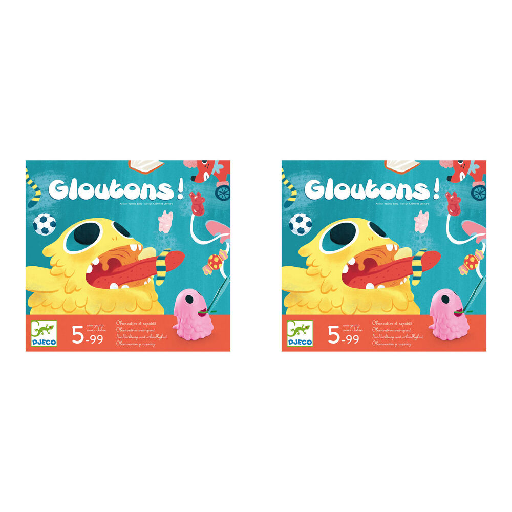 2PK Djeco Glouton Game Kids/Children Interactive Play 5y+