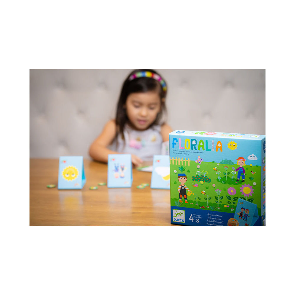 2PK Djeco Floralia Weather Kids/Children Interactive Game 4y+