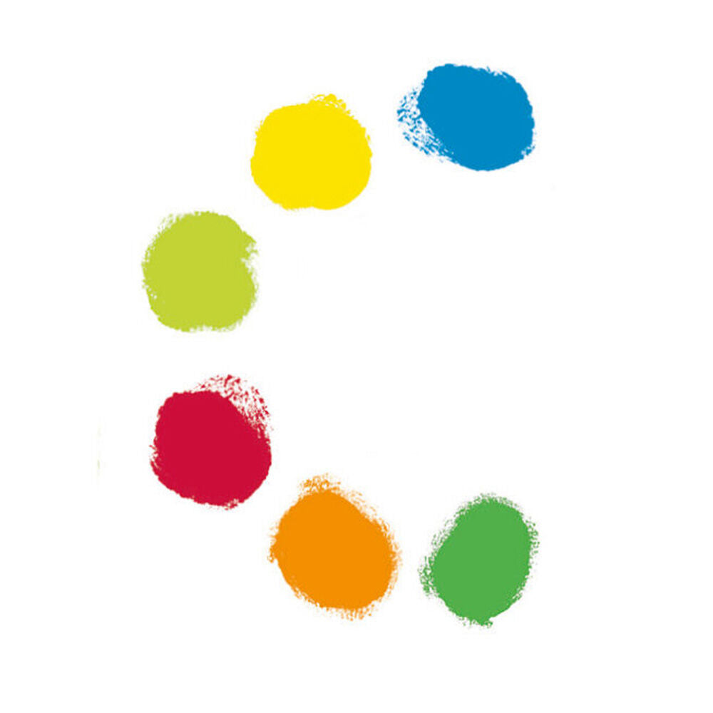 6pc Djeco Finger Paint Tubes Kids DIY Craft Painting Kit 18m+