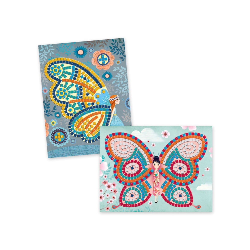 Djeco Butterflies Mosaic Art/Craft Kids Activity Creative Kit 4y+