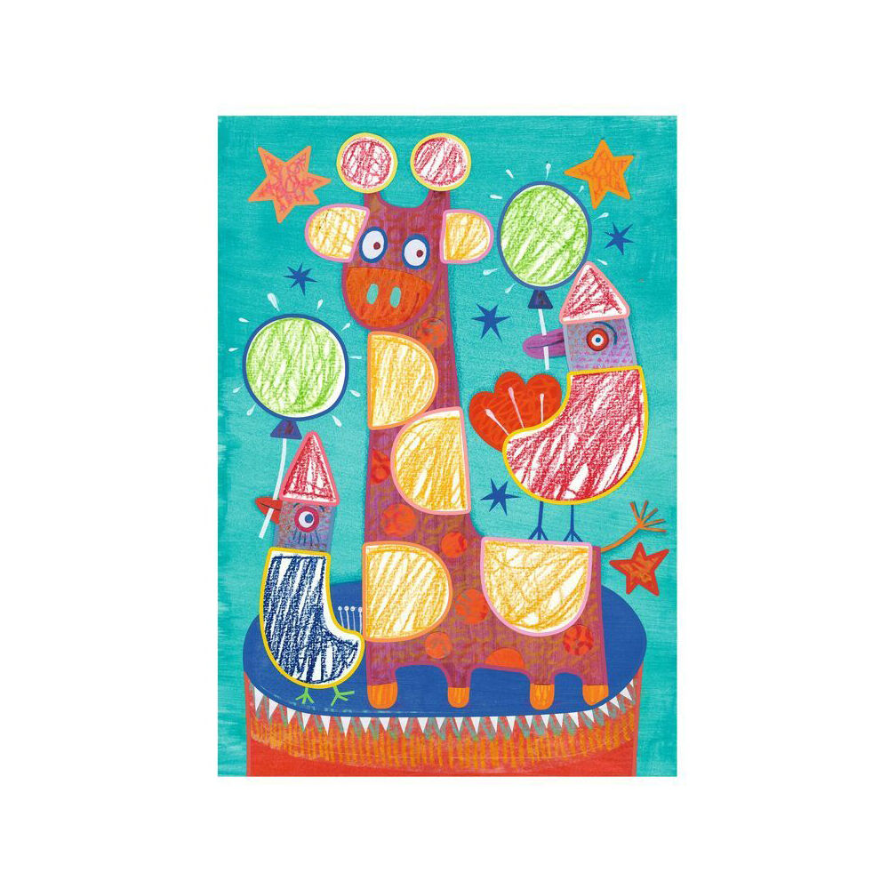 Djeco Tightrope Walker Colouring Art Activity Set Kids 18m+