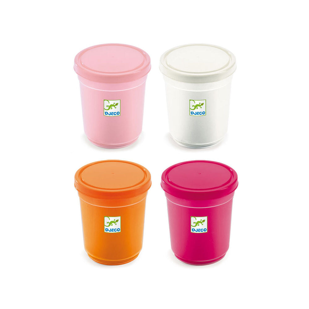 8pc Djeco Pots Of Modelling Dough-Sweet Kids Craft Play Toy 18m+