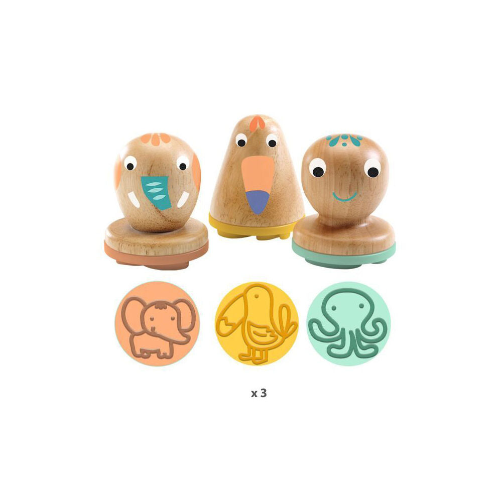 Djeco Myplastistamps Kids/Children Craft Play Toy 18m+