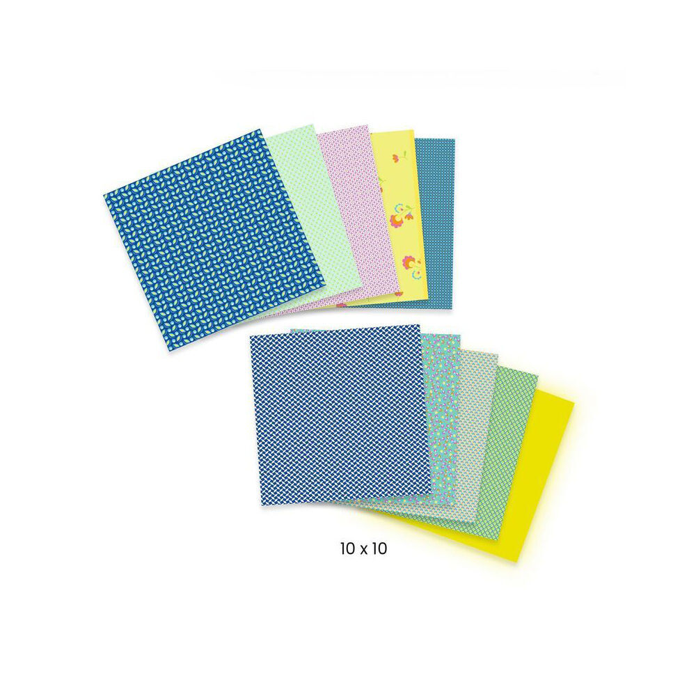 200pc Djeco Natsu By Petit Pan Origami Sheets Art/Craft Set 5y+