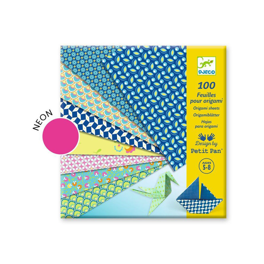 200pc Djeco Natsu By Petit Pan Origami Sheets Art/Craft Set 5y+