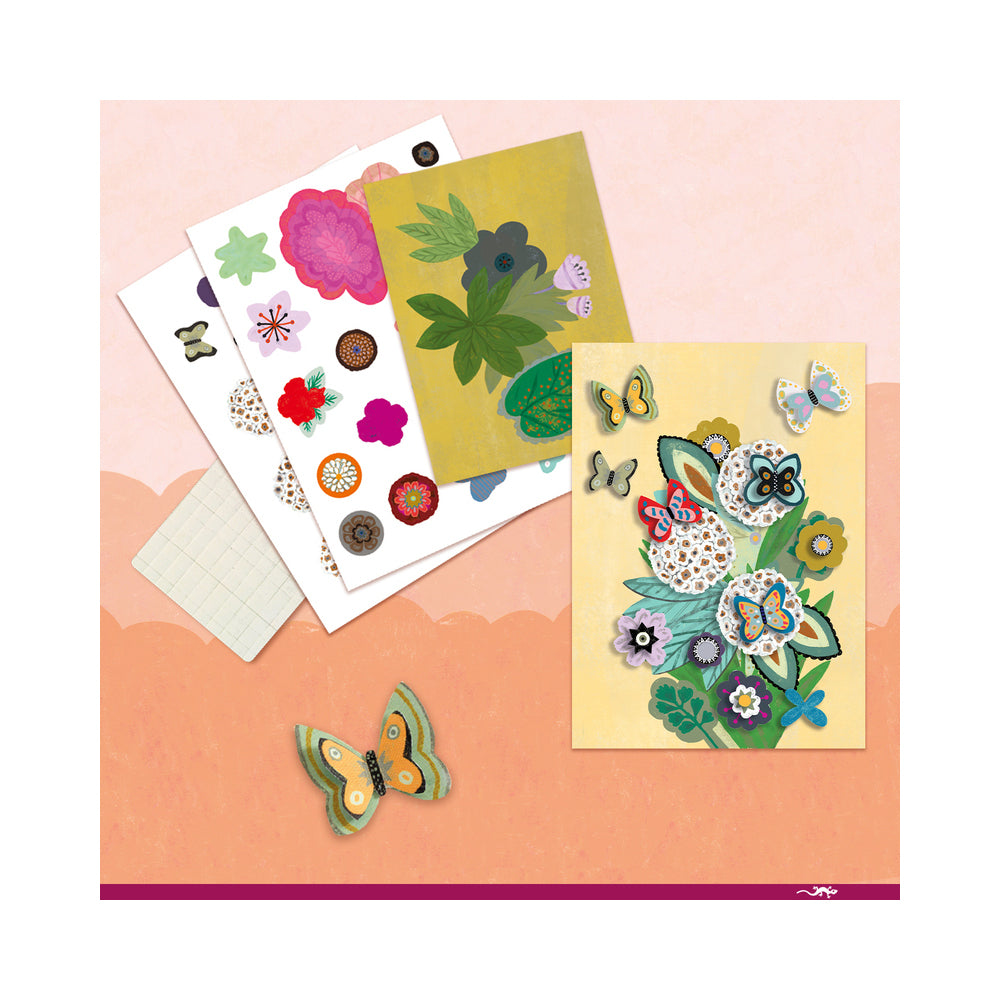 Djeco The Flower Garden Multi Kids/Children Craft Box Set 6y+