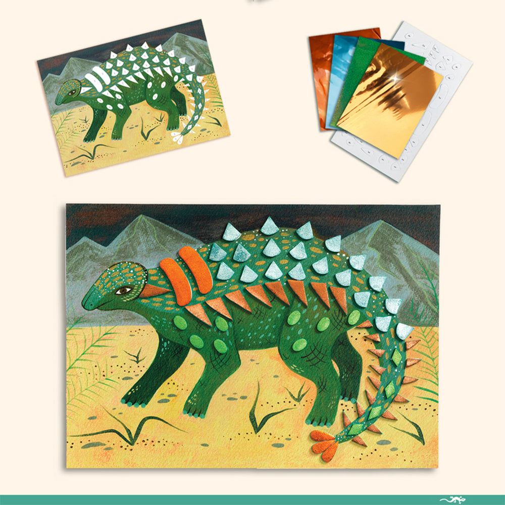 Djeco The World of Dinosaurs Multi Kids/Children Craft Box Kit 6y+
