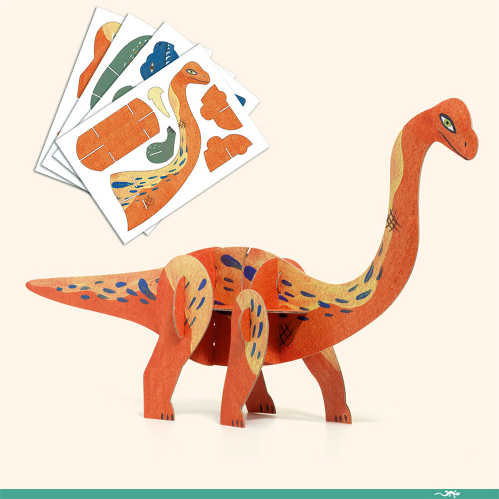 Djeco The World of Dinosaurs Multi Kids/Children Craft Box Kit 6y+