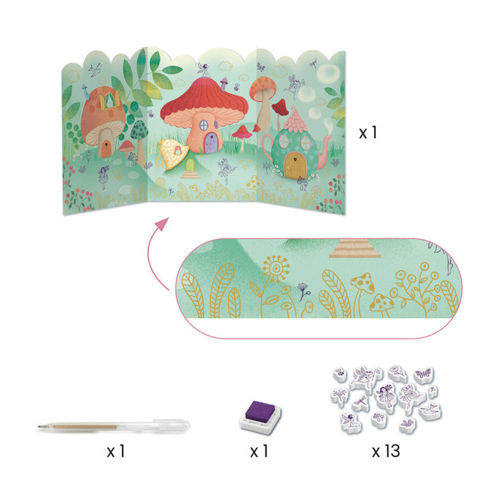 Djeco Fairy Multi Kids/Children Creative Craft Set 6y+