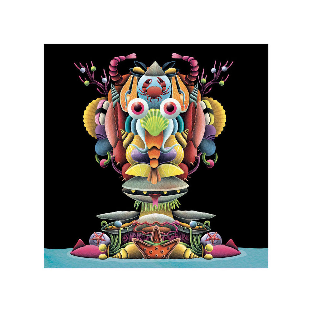 2PK Djeco Inspired By Spring Vegetables Giuseppe Arcimboldo Stickers Set 5y+