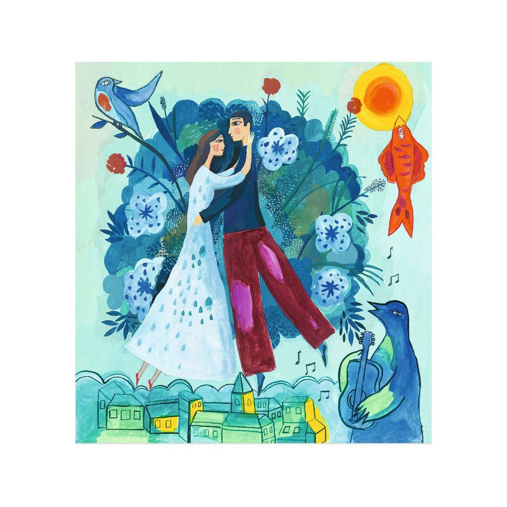 Djeco Inspired By In a Dream-Marc Chagall-Gouache Kids Paint Set 7y+