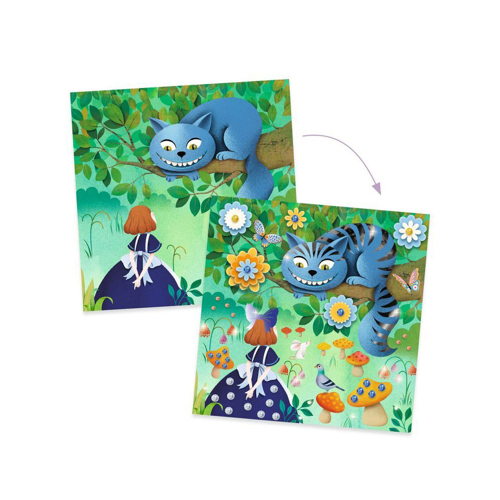 Djeco In Wonderland Fairy Tale to Decorate Kids Activity Set 6y+