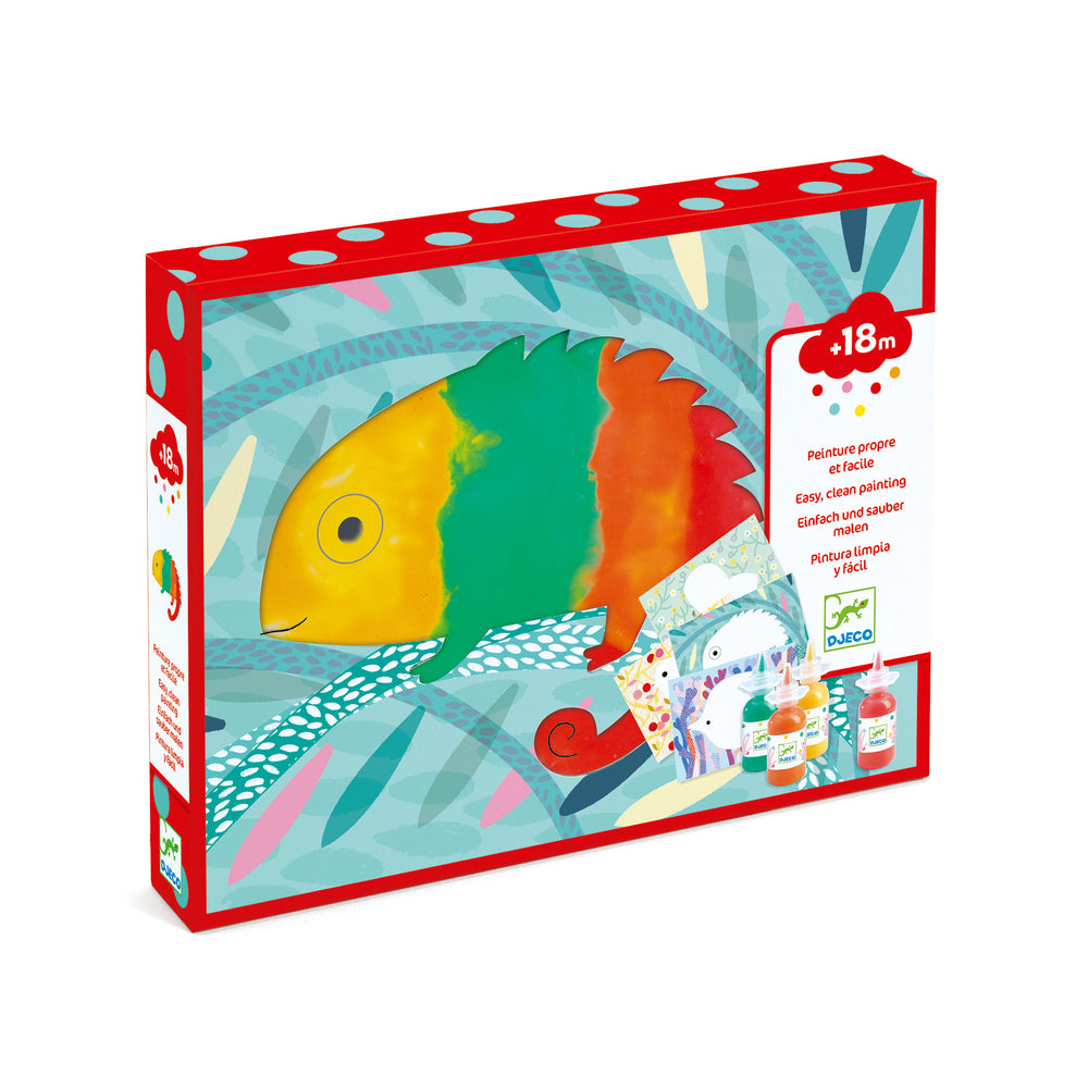 Djeco Squirt & Spread Painting Set Kids Creatvie Art Book 18m+