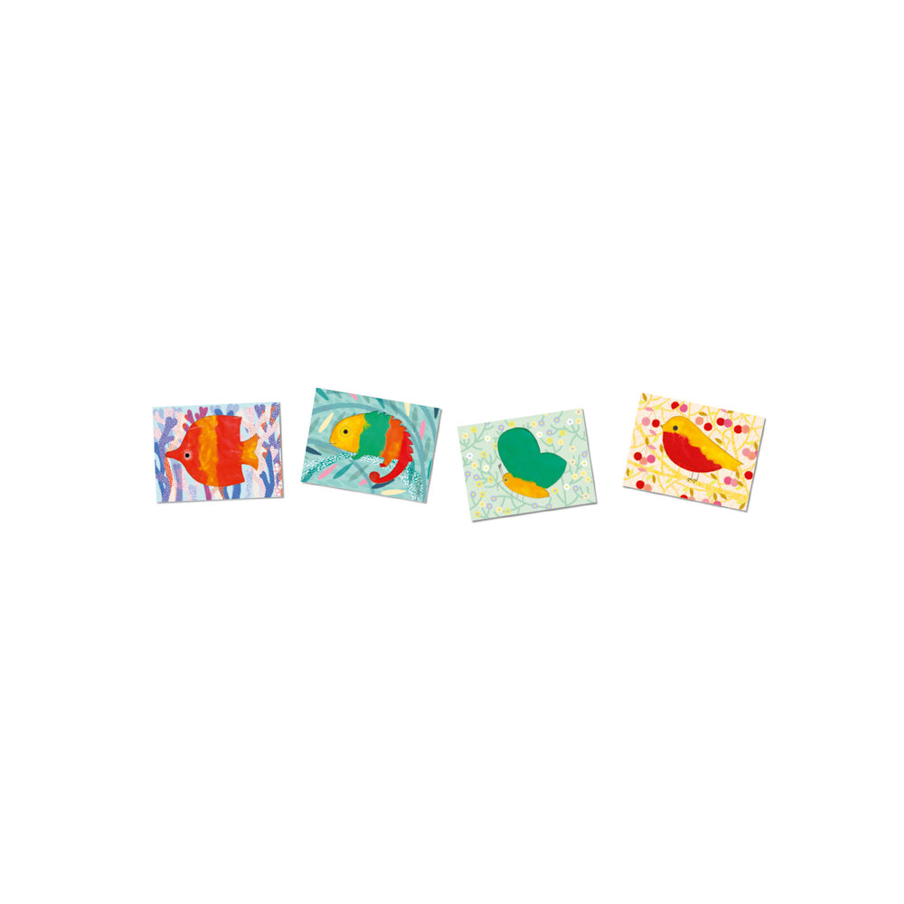 Djeco Squirt & Spread Painting Set Kids Creatvie Art Book 18m+