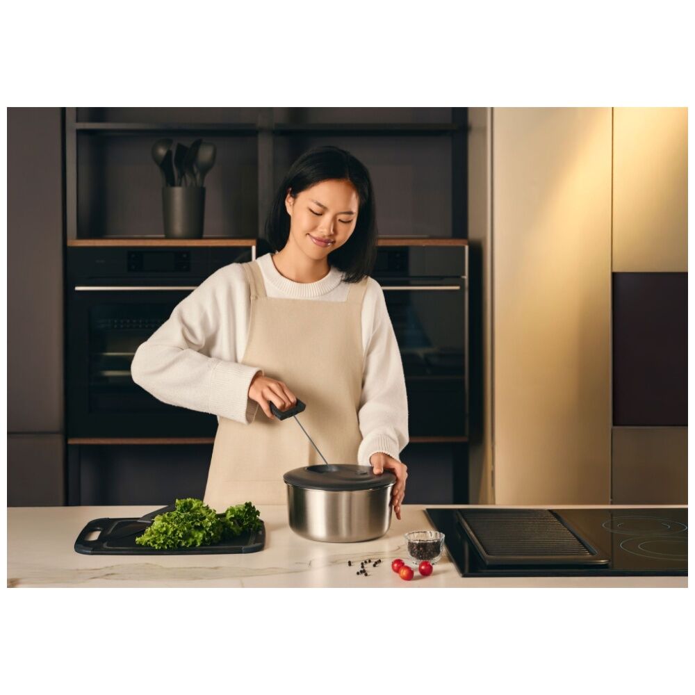 Zyliss Easy Spin Stainless Steel Salad Spinner/Strainer Kitchen Gadget