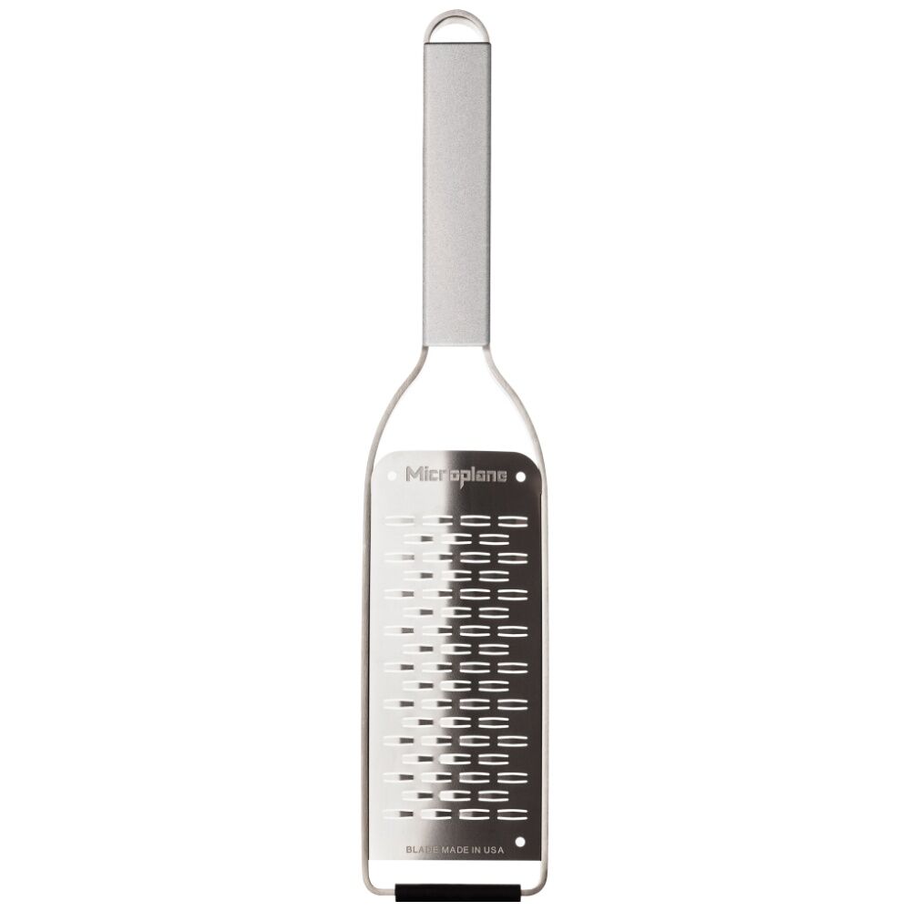 Microplane Professional Grade Ribbon Handheld Grater Stainless Steel Silver