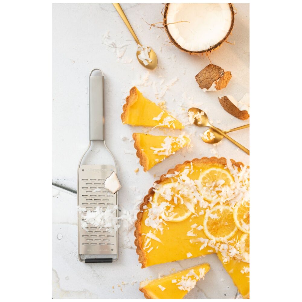 Microplane Professional Grade Ribbon Handheld Grater Stainless Steel Silver