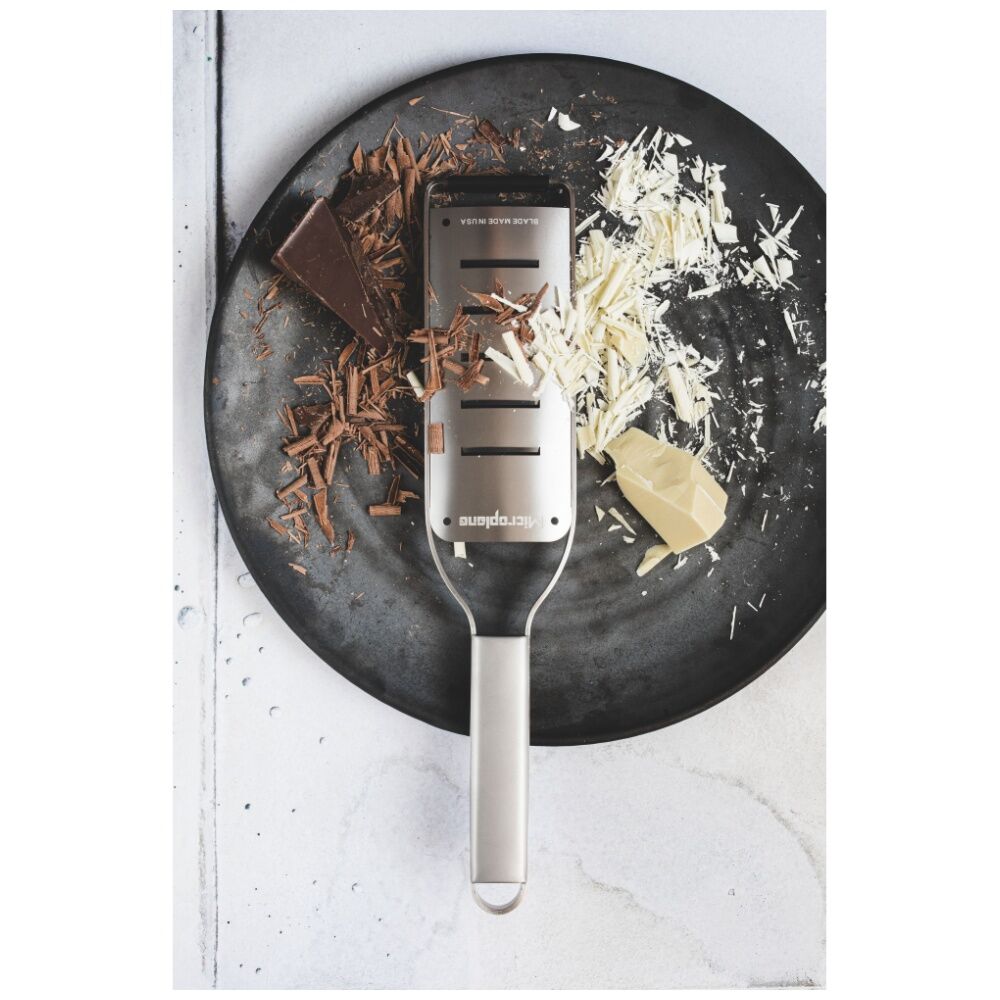 Microplane Professional Grade Large Shaving Grater Stainless Steel Silver