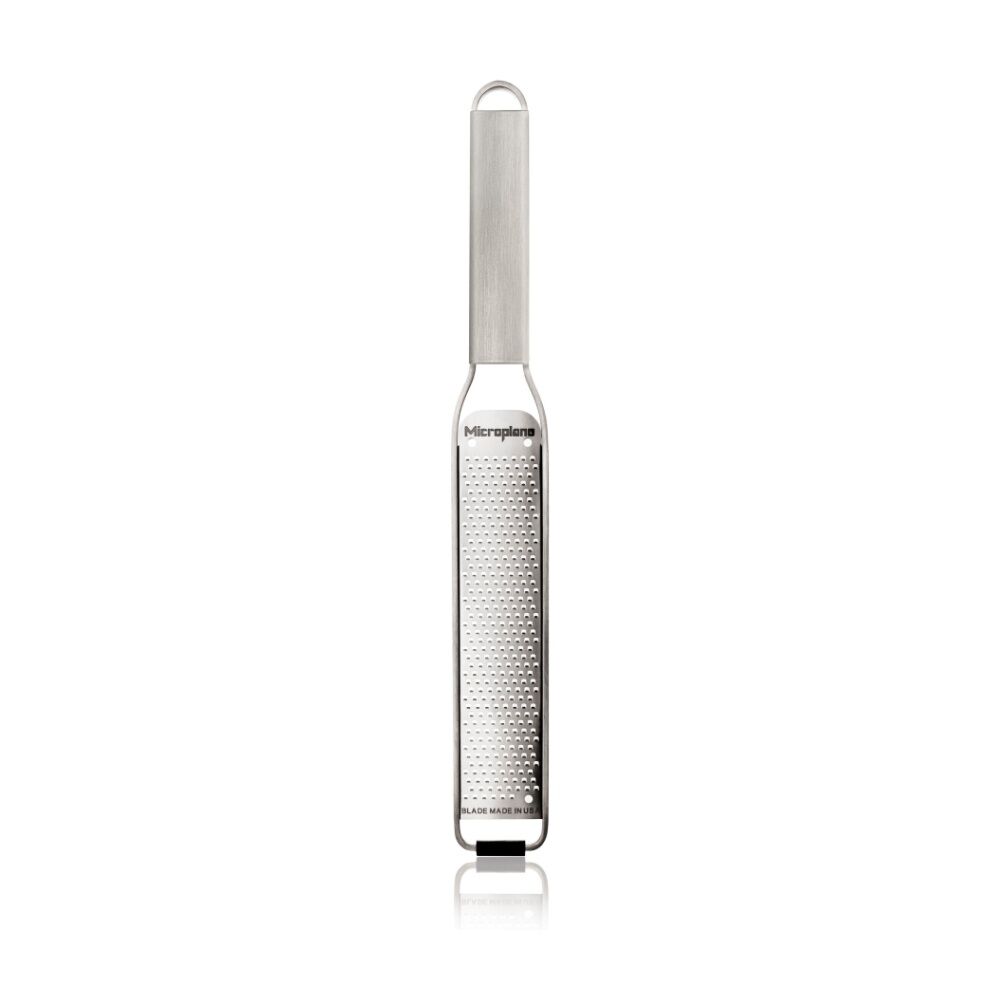 Microplane Professional Citrus Zester Handheld Grater Stainless Steel Silver