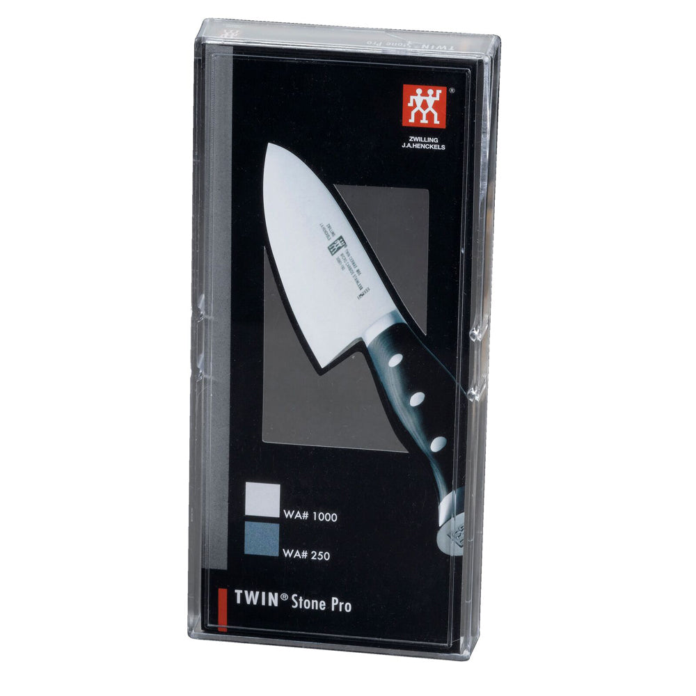 Zwilling Twin Sharpening Stone Pro Kitchen Knife Sharpener - Black