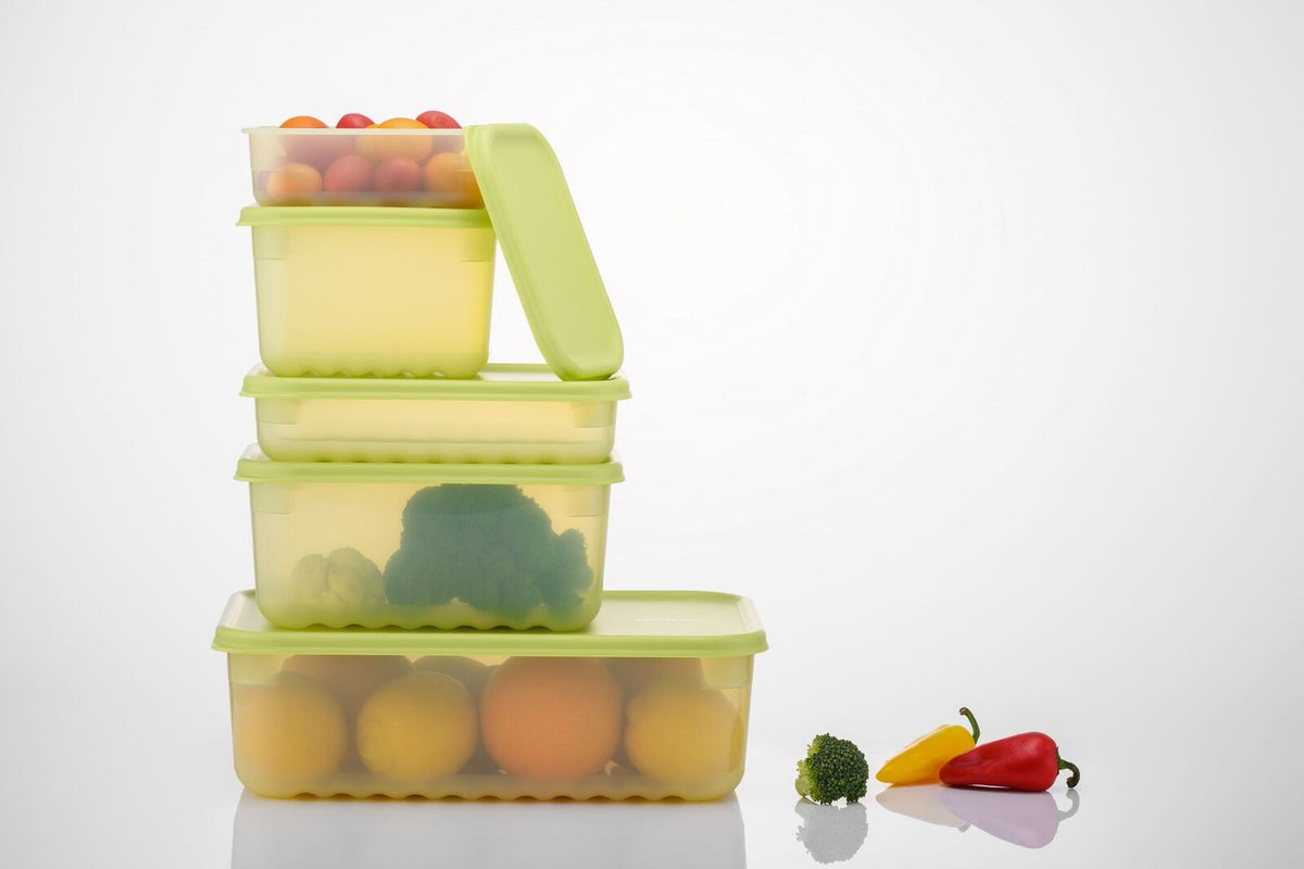 2pc LocknLock Fresh Block 3.2L Food Storage Container Set 29.2x20.6cm Green
