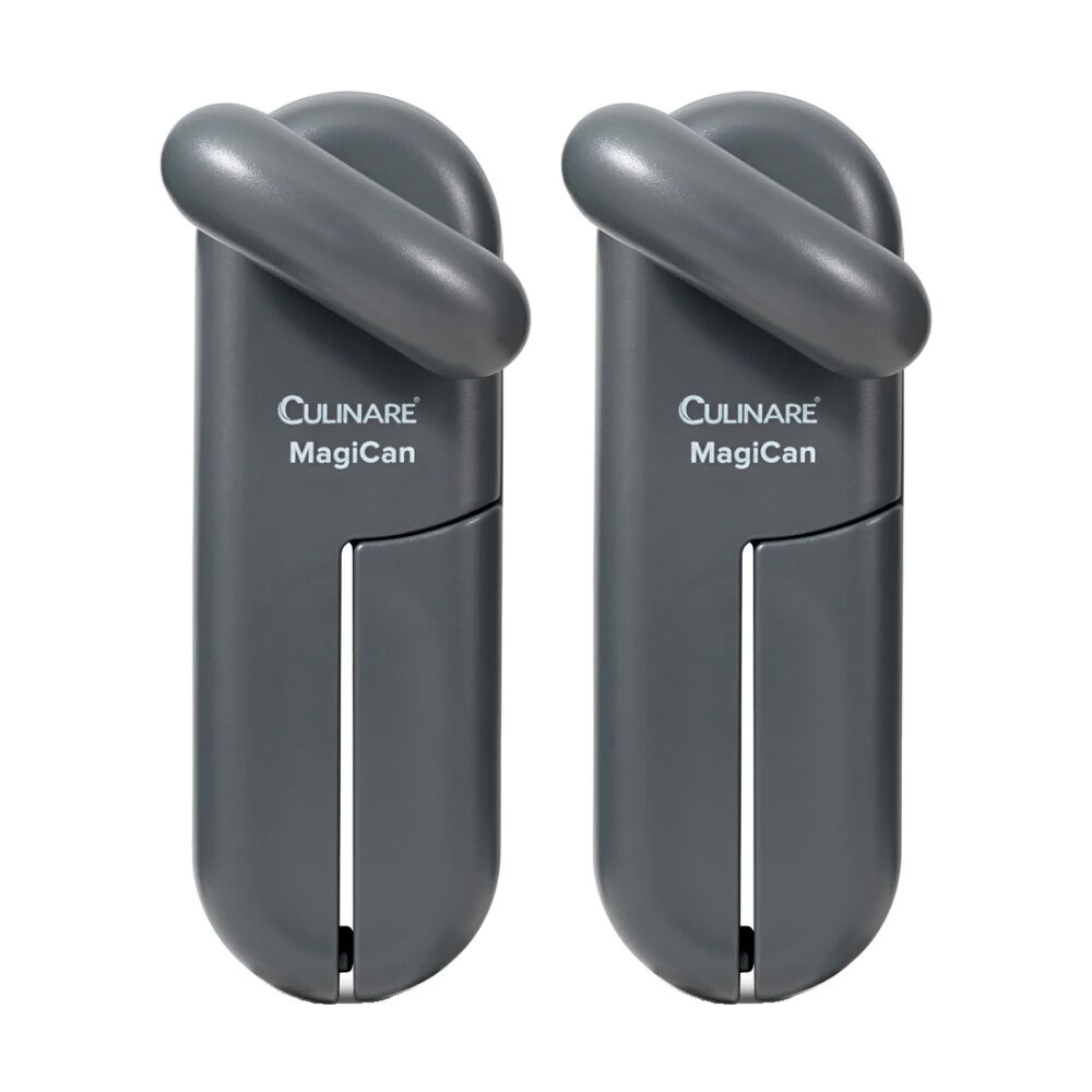 2PK Culinare Magican Ergonomic Kitchen Utensil Can Opener Tool Grey