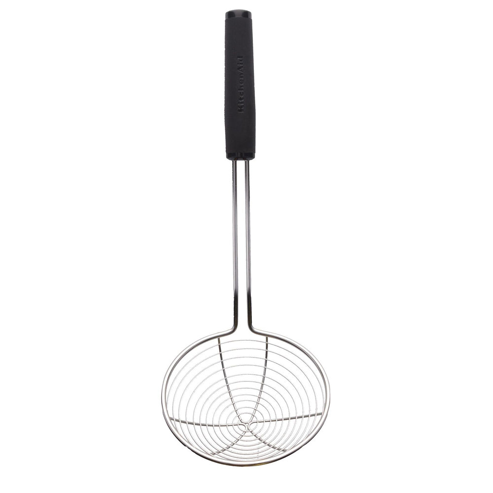 KitchenAid Soft Touch Stainless STeel Wire Strainer 13cm - Black
