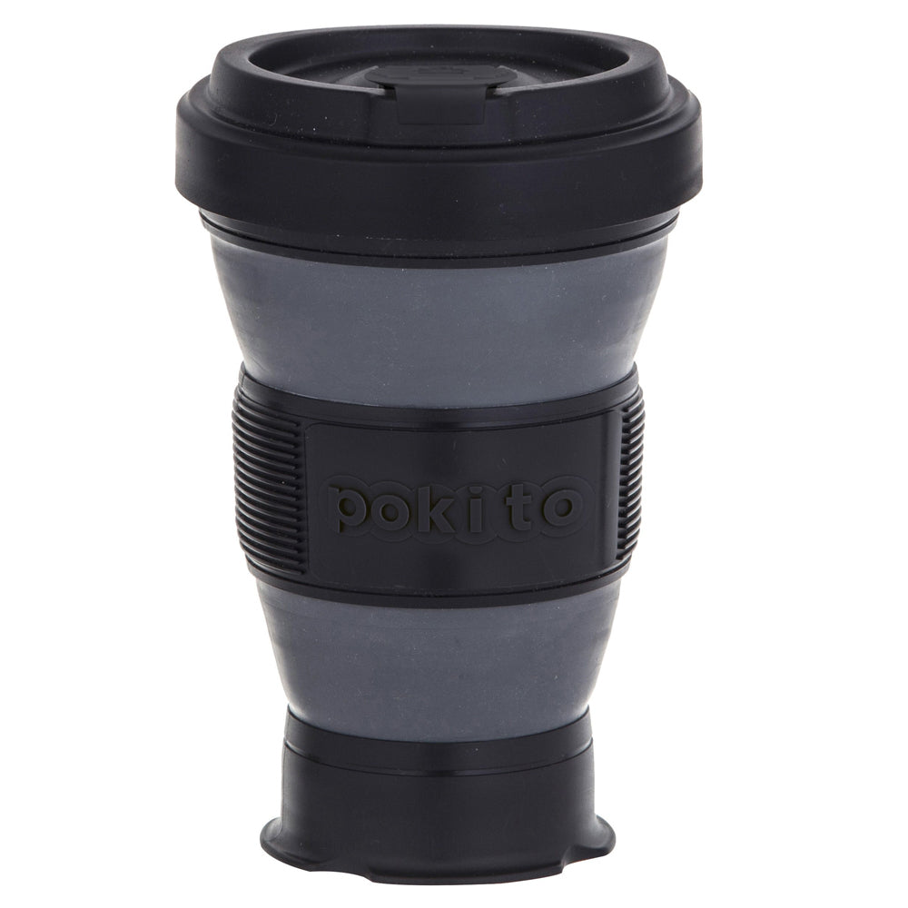 2x Pokito Pop Up Cup 475ml - Black