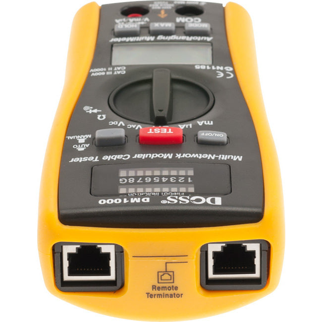 Doss Dm1000 2 In 1 Lan Tester & Multimeter Combo Dmm