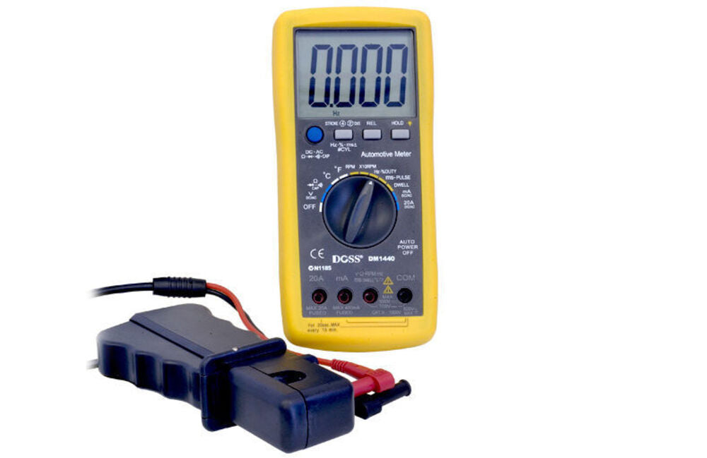 Digital Automative Engine Analyzer Multimeter w LCD Display