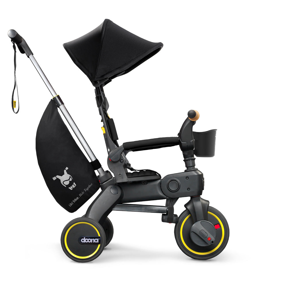 Doona Liki Adjustable Foldable Toddler Trike S5 - Nitro Black