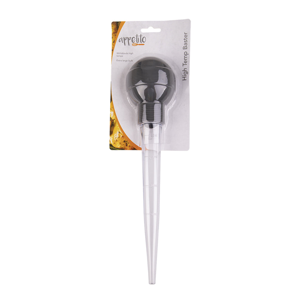 3PK Appetito High-Temp Baster Grey Home Kitchen Cooking