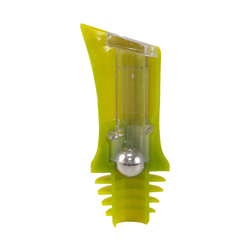 6PK Jokari Self-Sealing Bottle Pour Spout/Pourer - Green