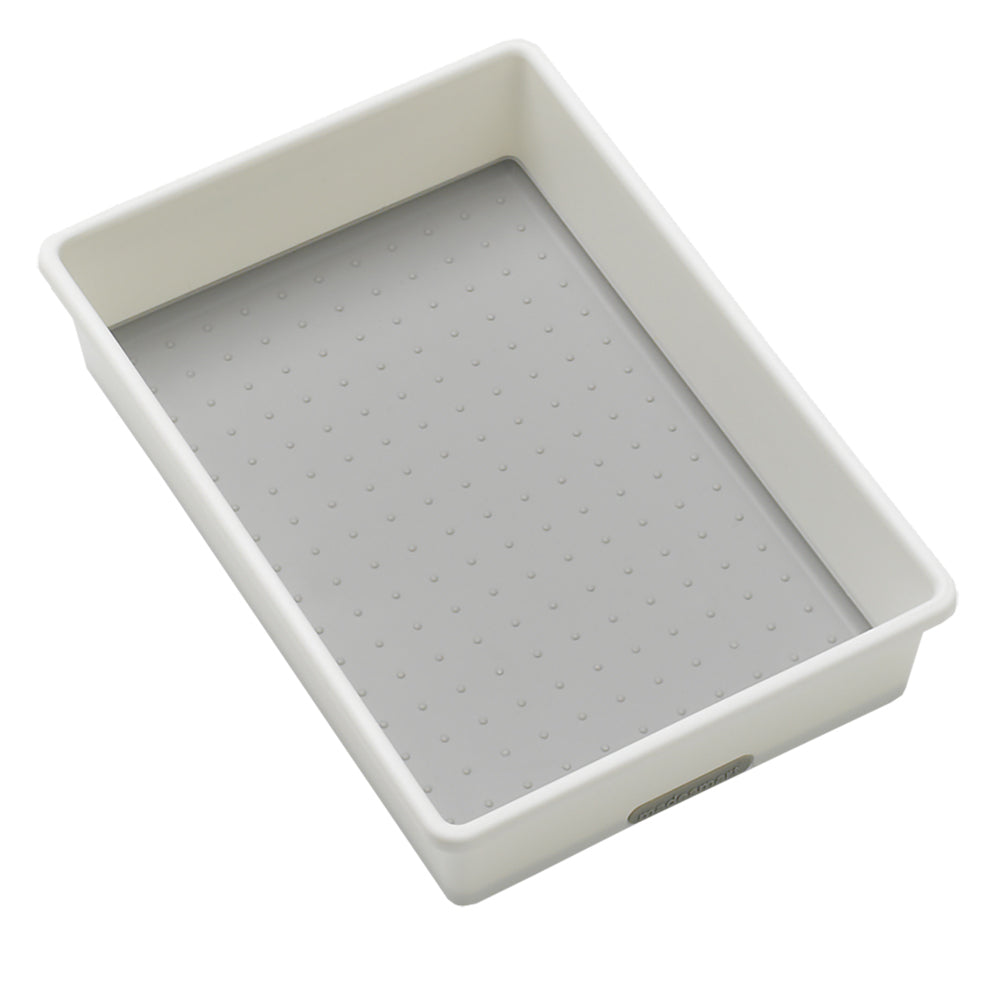 4PK Madesmart Medium Bin Organiser 25x17cm Rectangle White