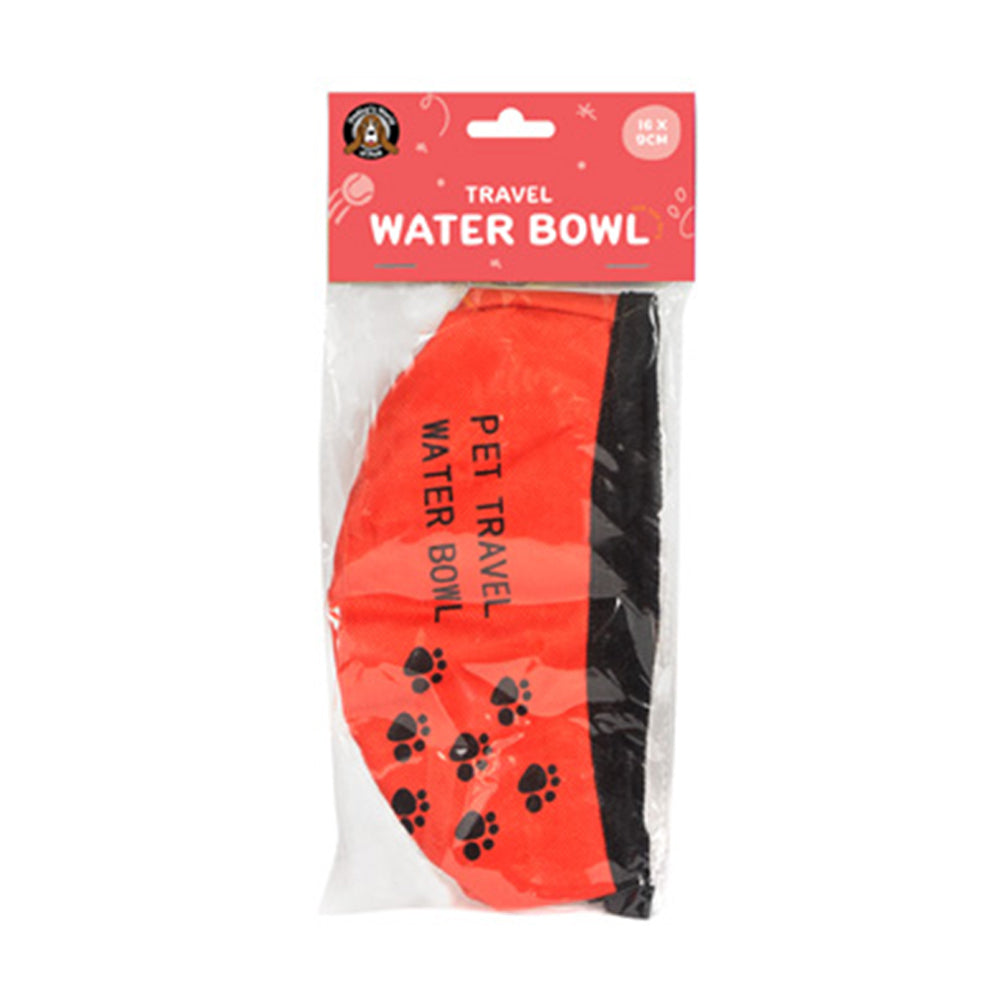 3PK Dudley's World Of Pets Pet Travel Water Bowl Assorted