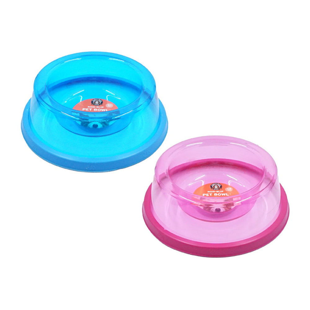 2PK Dudley's World Of Pets Non Slip Pet Bowl Assorted