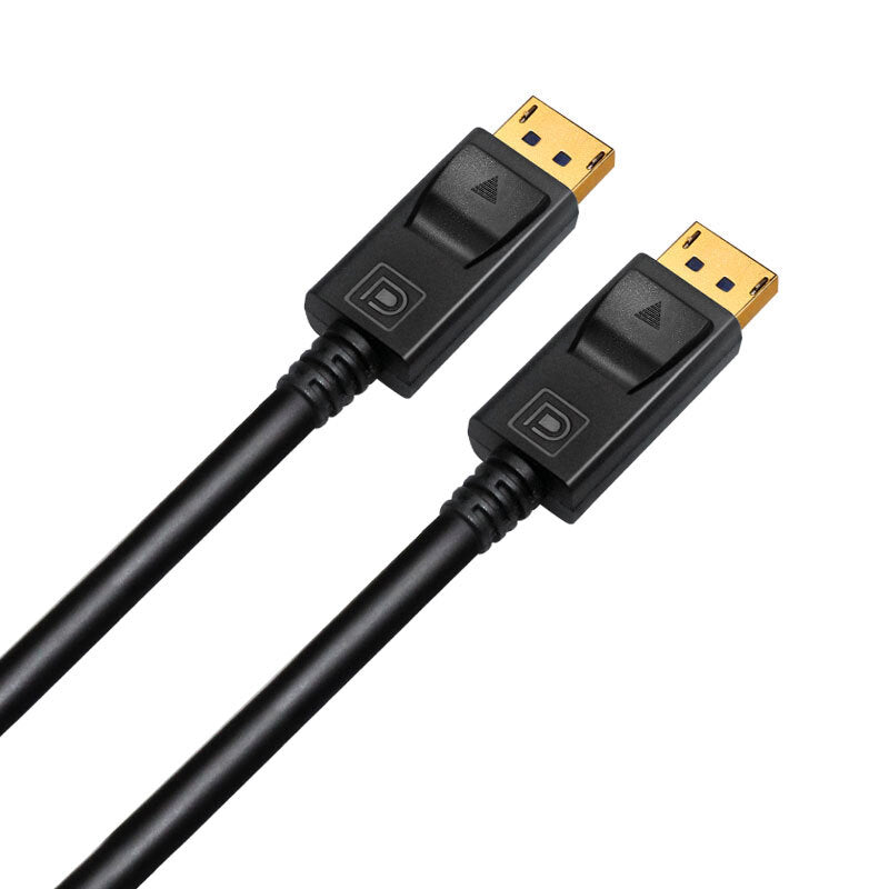 4PK Cruxtec 3M Display Port 1.2 Cable - Black