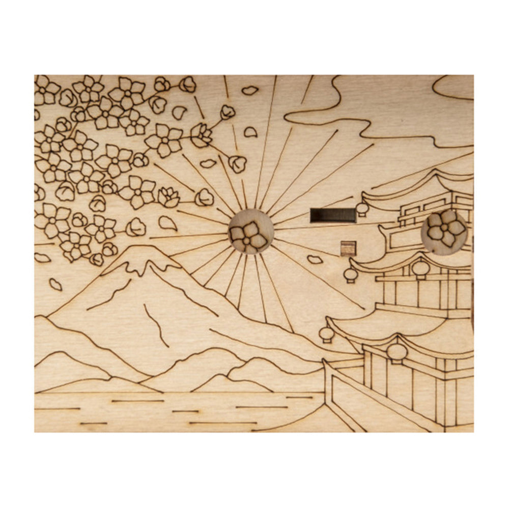 Escape Welt House Of The Dragon Wooden 3D Puzzle Box Kids Mystery Toy