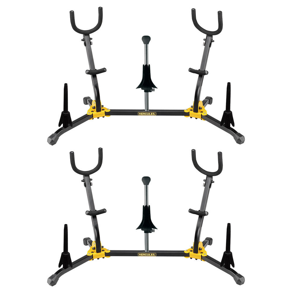 2PK Hercules Alto/Tenor Soprano Saxophone and Flute/Clarinet Stand