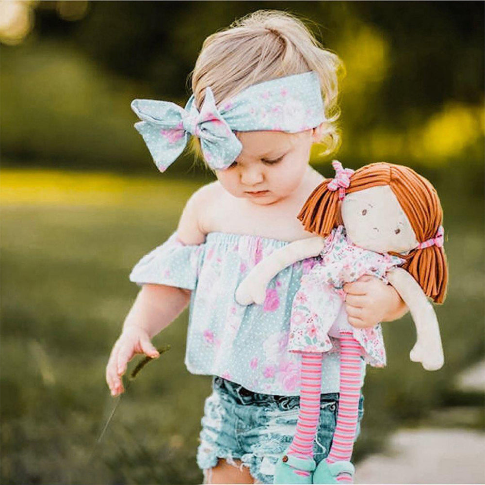 Bonikka Katy Dames Doll 40cm Plush Toy w/ Brown Hair 0m+