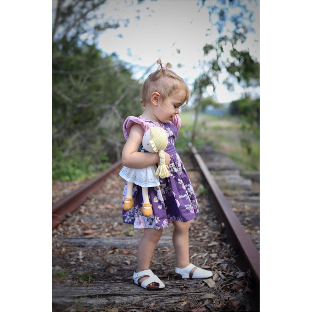 Bonikka Organic Lily Doll 32cm Soft Toy w/ Blonde Hair 0m+