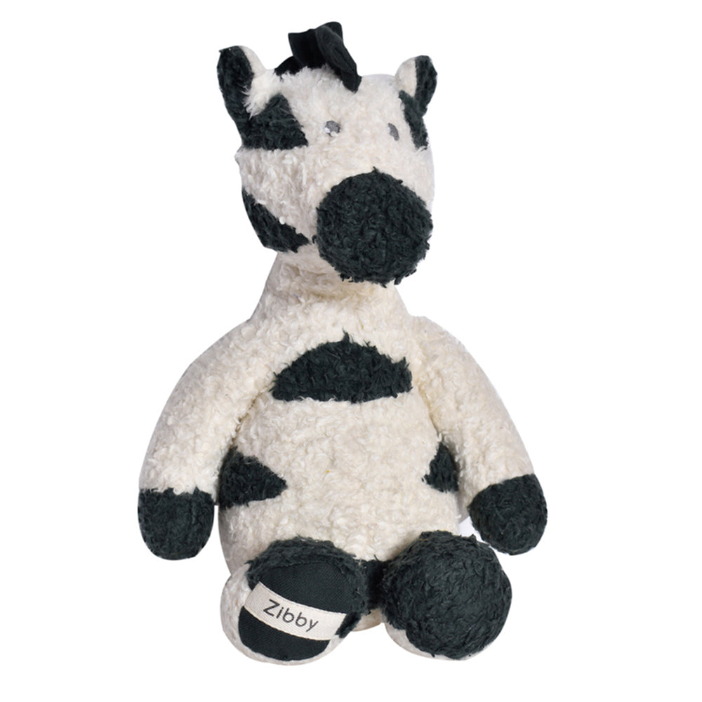 Tikiri Zibby The Zebra Organic Plush 33cm Soft Toy 0m+