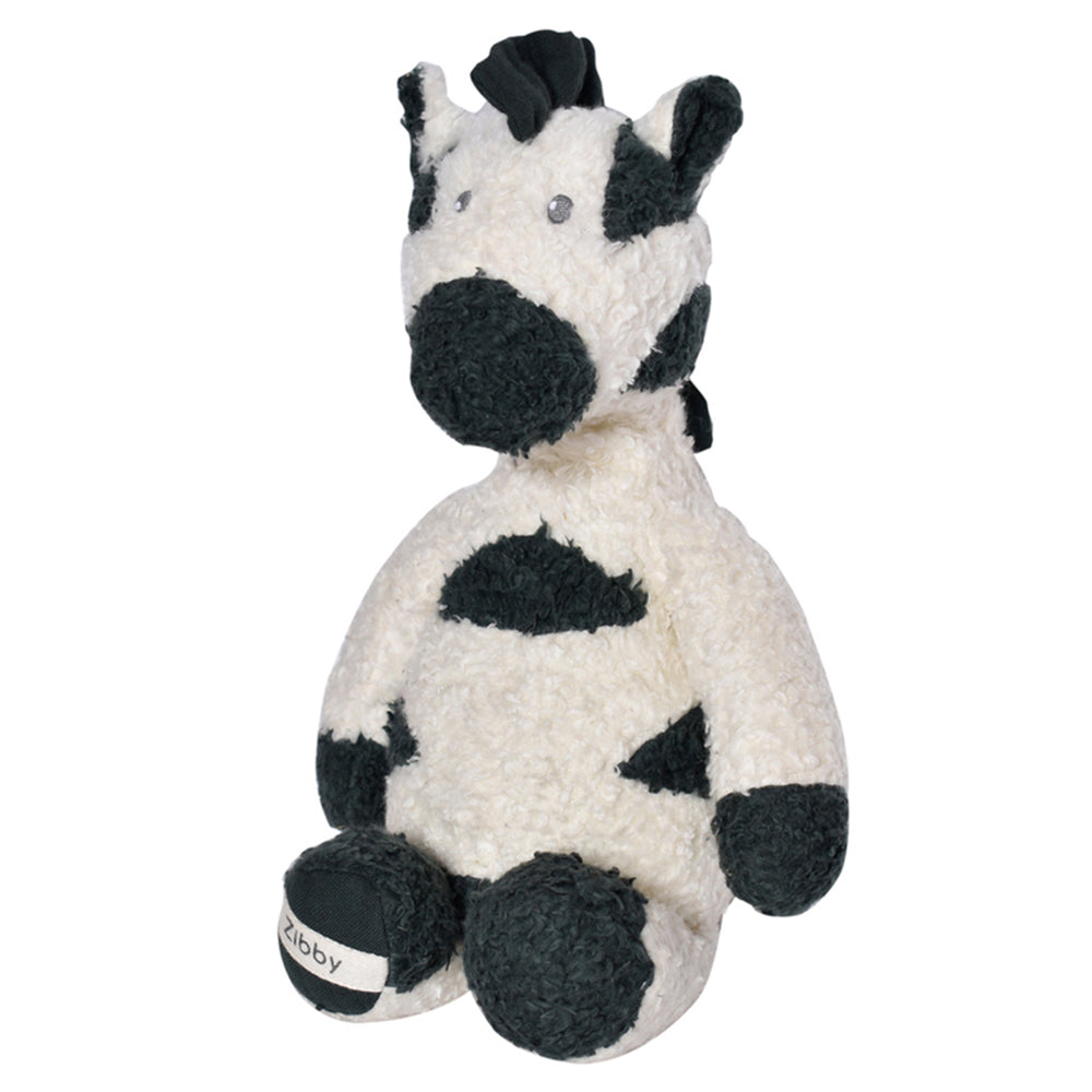 Tikiri Zibby The Zebra Organic Plush 33cm Soft Toy 0m+