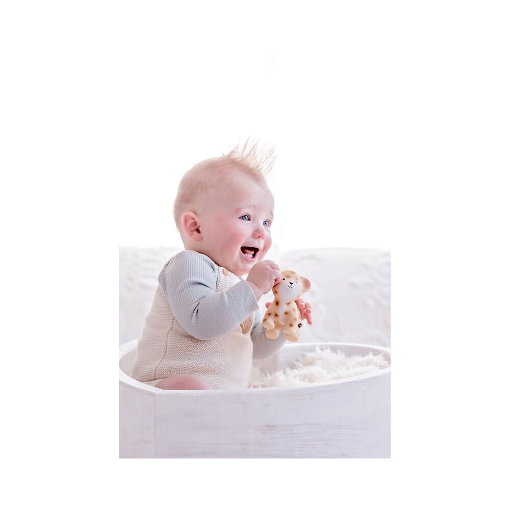 Tikiri Leopard Animal-Boxed 96030 Baby Teether Toy 11cm 0m+
