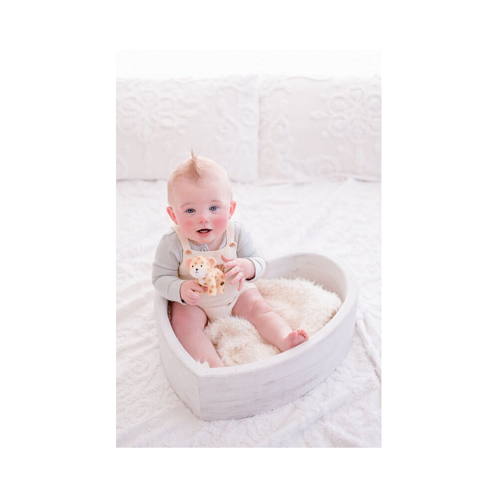 Tikiri Leopard Animal-Boxed 96030 Baby Teether Toy 11cm 0m+